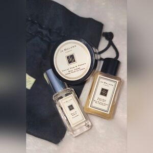 Jo Malone 3-piece Mini Edition Travel Set w/ Jo Malone Black-string Pouch